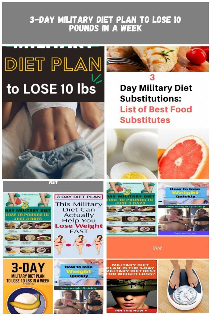  3 Day Military Diet Plan 10 Pounds 3 Day Military Diet Plan Before 