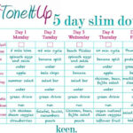 5 Day Meal Plan How To Slim Down Tone It Up Tiu Meal Plan