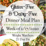 Gluten Free And Dairy Free Healthy Dinner Meal Plan Week Of 2172020