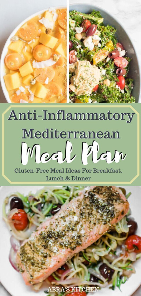 Gluten Free Mediterranean Meal Plan Mediterranean Diet Recipes 