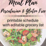 Healthy Meal Plan For The Week Pescatarian Meal Plan Healthy Meal