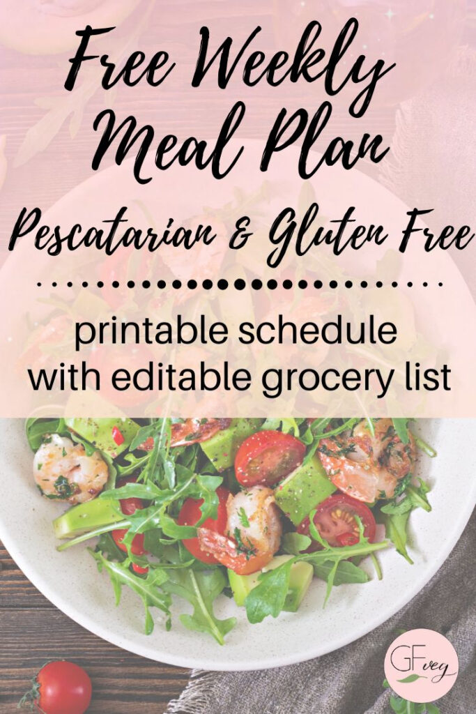 Healthy Meal Plan For The Week Pescatarian Meal Plan Healthy Meal 