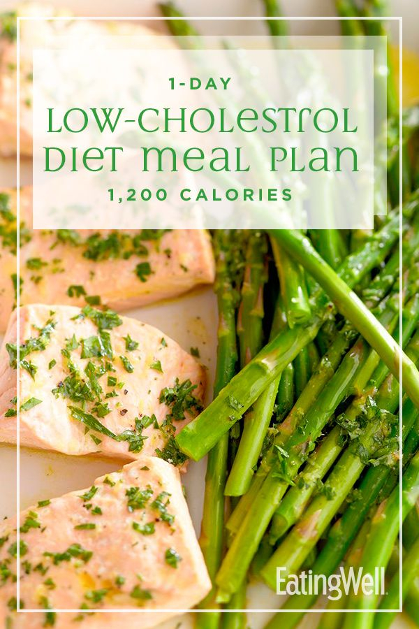 1 Day Low Cholesterol Diet Meal Plan 1 200 Calories Low Cholesterol 