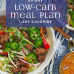 30 Day Low Carb Meal Plan 1 200 Calories In 2020 Low Carb Meal Plan