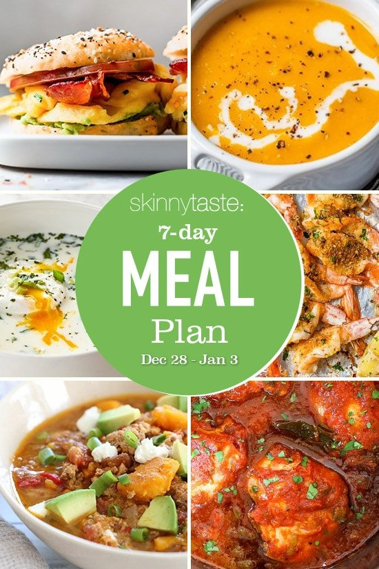 7 Day Healthy Meal Plan Dec 28 Jan 3 MaxJawnMaxJawn