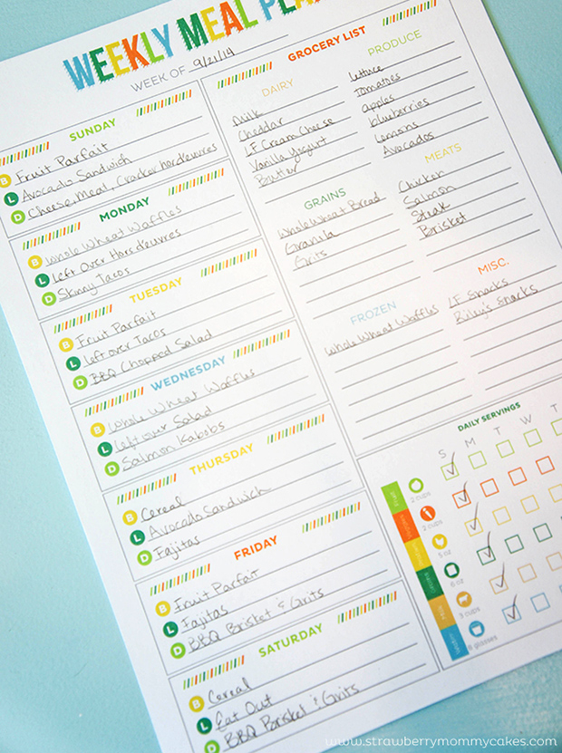 7 Free Meal Planning Templates To Simplify Your Life