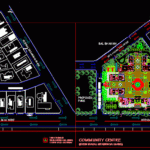 Community Center DWG Plan For AutoCAD Designs CAD