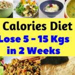 Diet Chart For Weight Loss In 7 Days Upto 10 Kgs In 10 Days 1200