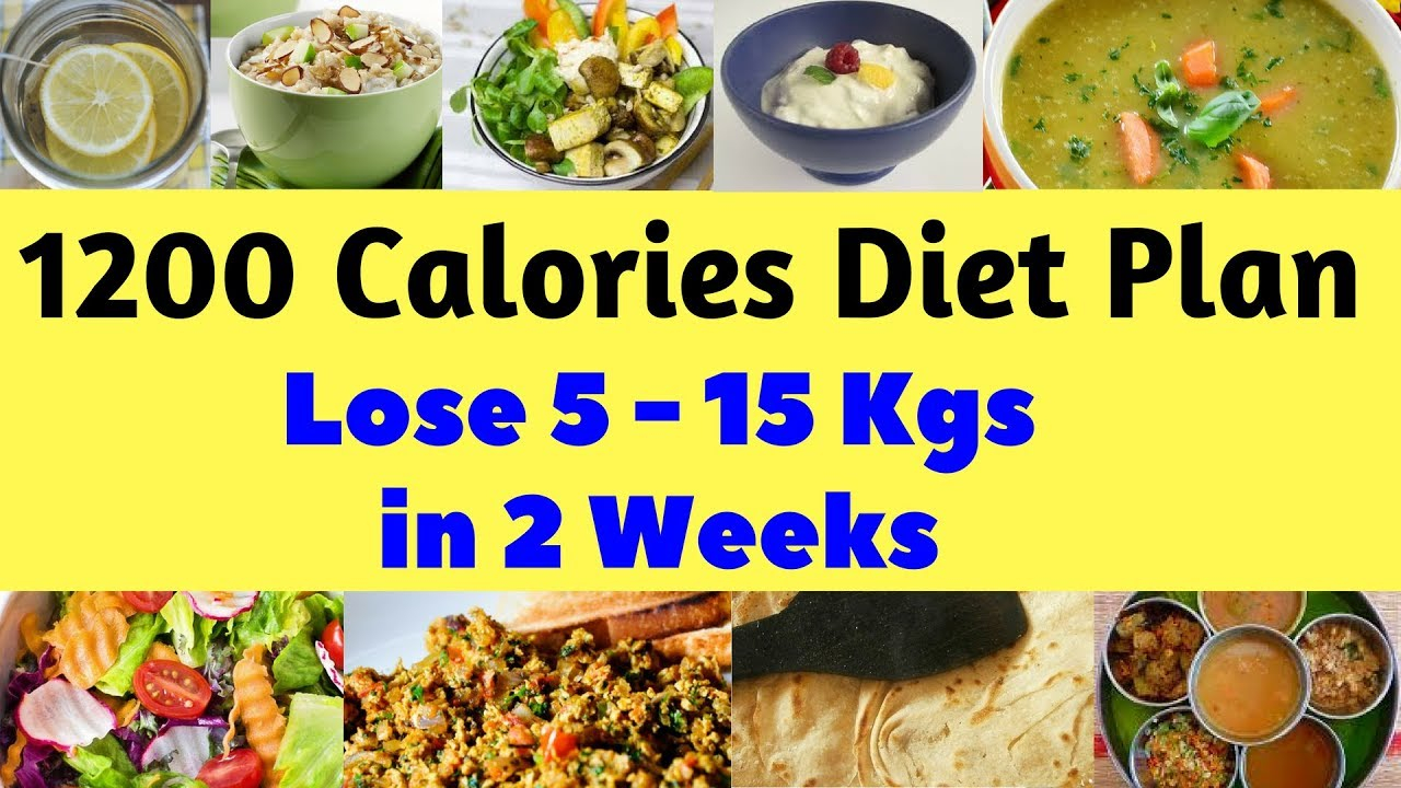 Diet Chart For Weight Loss In 7 Days Upto 10 Kgs In 10 Days 1200 