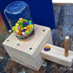 DYI Candy Dispenser Kid Friendly Wood Project kidswoodcrafts In 2020