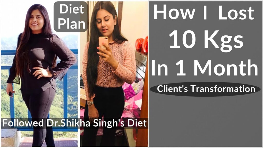 How I Lost 10 Kg In 1 Month By Dr Shikha Singh Clients 