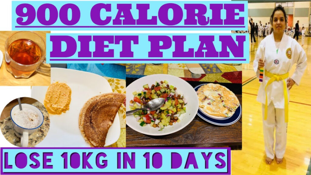 HOW TO LOSE WEIGHT FAST 10Kg In 10 Days 900 Calorie Diet Plan 