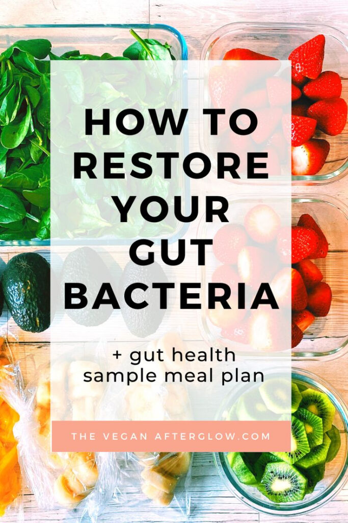 How To Restore Your Gut Bacteria The Vegan Afterglow Healthy Gut 