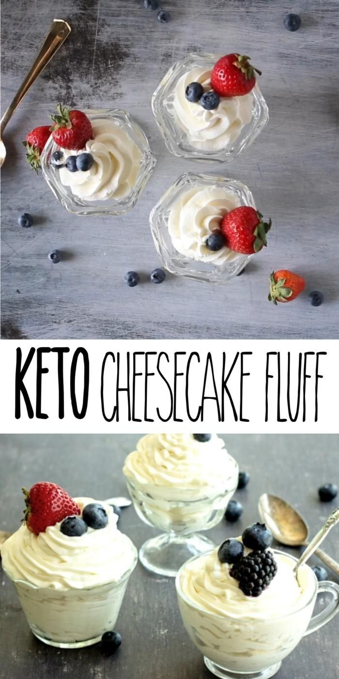 Keto Cheesecake Fluff Low Carb Sugar Free 3 Ingredients EASY THM