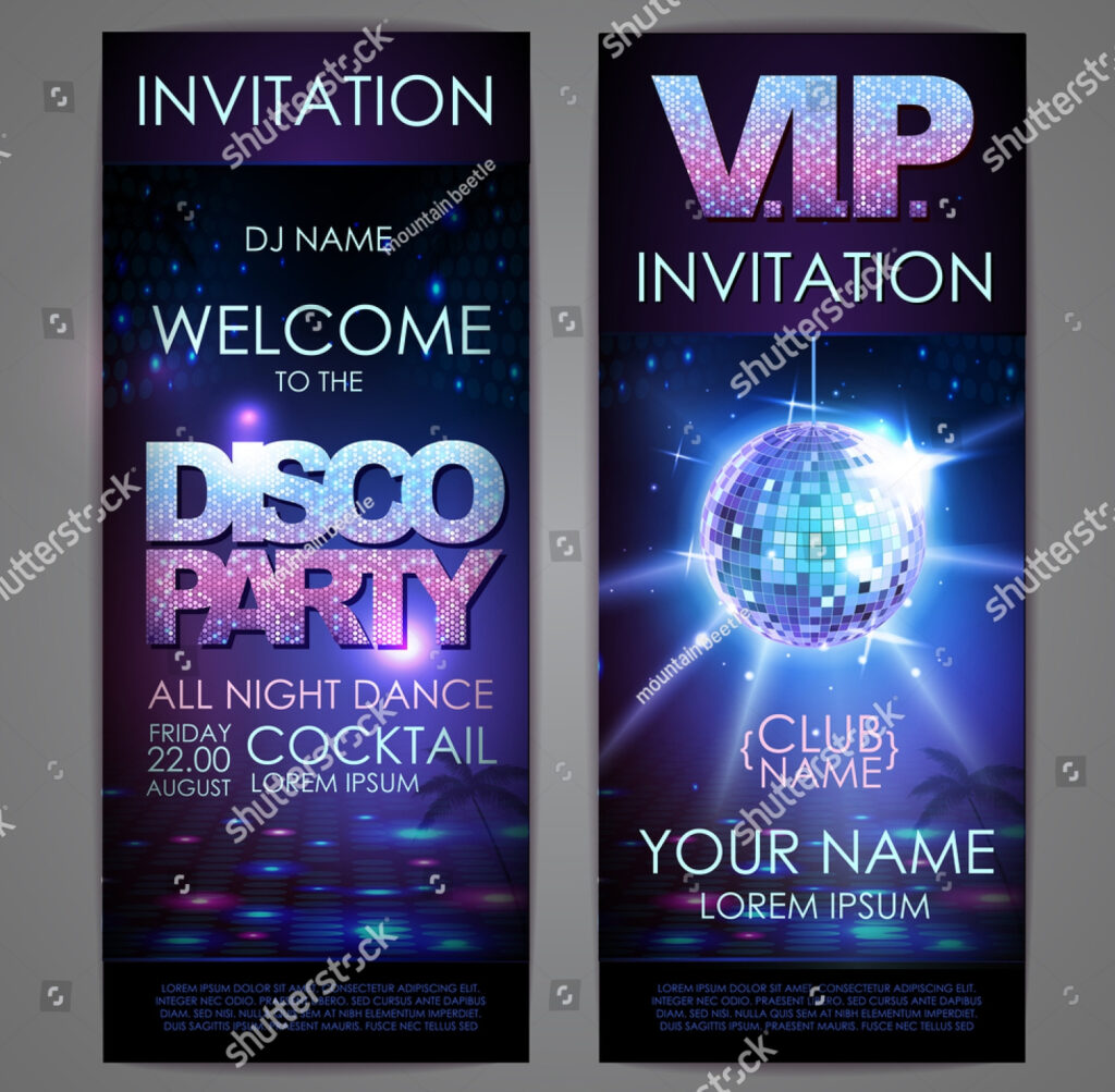 Music Dj Party Invitation