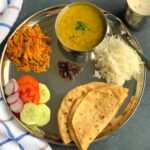 North Indian Vegetarian Lunch Thali No Onion No Garlic Cook With Renu