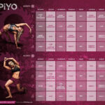 Piyo Calendar Month 1 And 2 Piyo Workout Piyo Workout Calendar Piyo