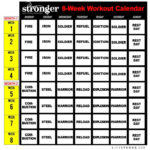 Sports And Fitness LIVESTRONG COM Workout Calendar Workout Videos