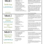 Vegetarian Weekly Meal Plan Homemade For Elle