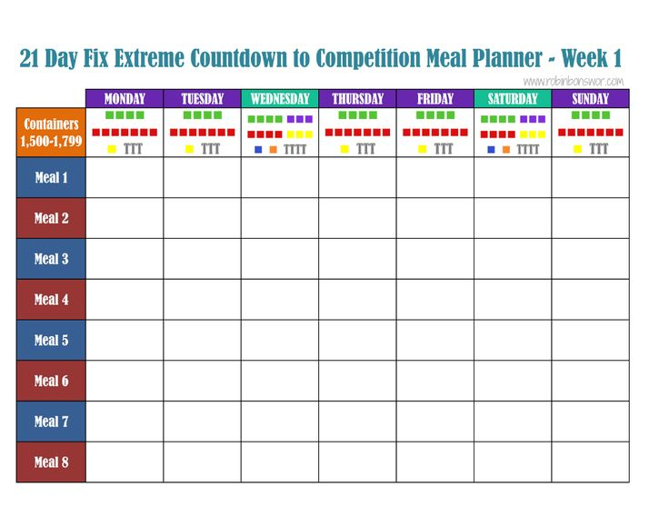 041 Excel Meal Planning Template Plan Meal Planning Template 