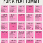 30 Day Ab Challenge For A Flat Tummy Abs Challenge For A Flat Belly