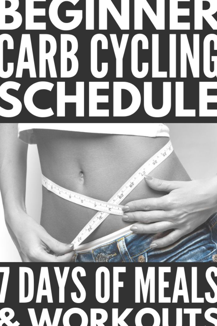 7 Day Carb Cycling Diet Workout Plan For Beginners Workout Plan For 