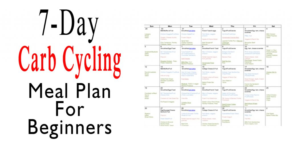 7 day Carb Cycling Meal Plan For Beginners2 Upgraded Health