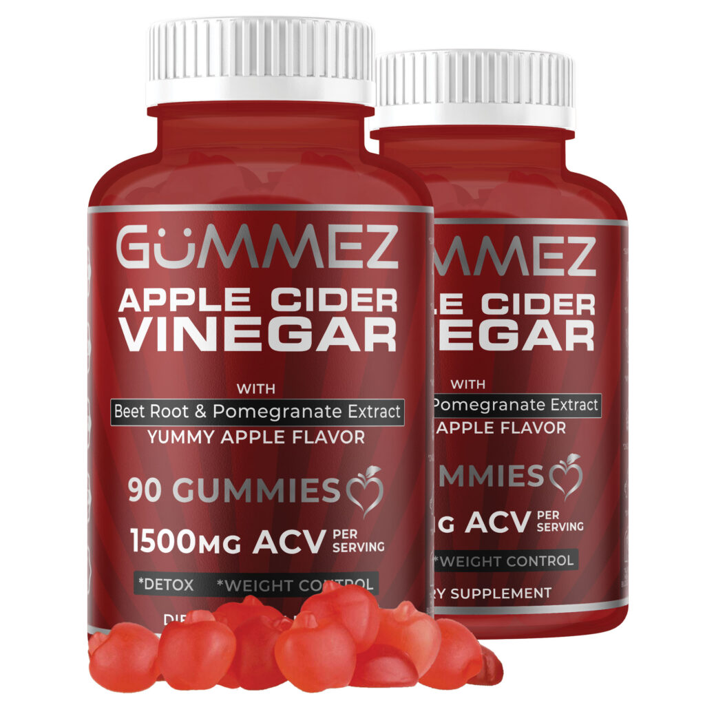 Apple Cider Vinegar Gummies 2 Pack 180ct Total ACV Gummies Detox 