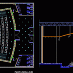 Auditorium DWG Section For AutoCAD Designs CAD