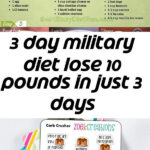 day Days Diet Lose Military pounds 3 Day Military Diet Lose 10