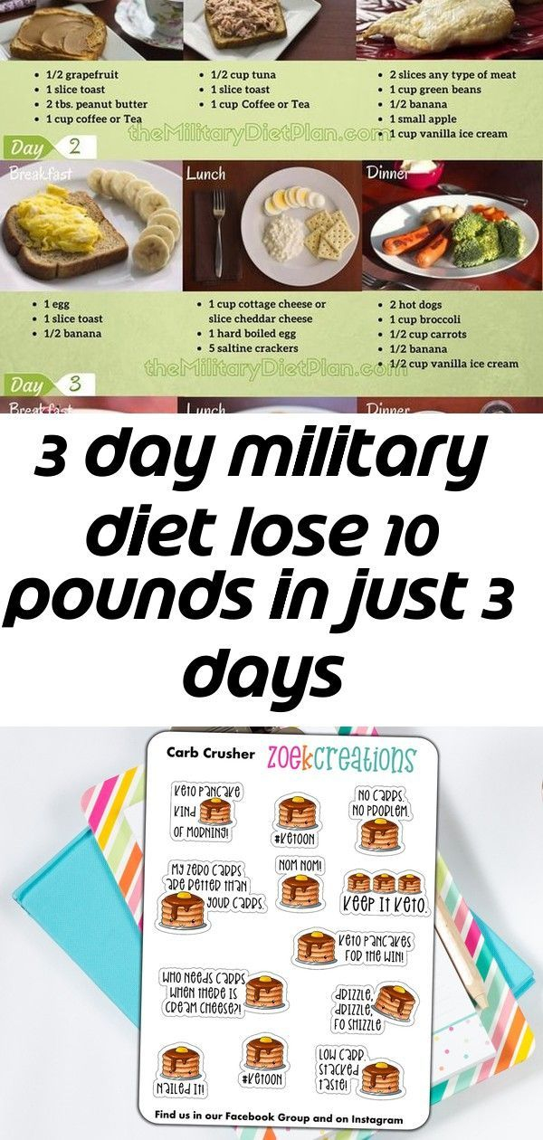  day Days Diet Lose Military pounds 3 Day Military Diet Lose 10 