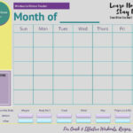 Free Printable Fitness Monthly Tracker Fitness Tracker Printable