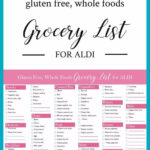 FREE Printable Gluten Free Whole Foods Grocery List For Aldi Aldi