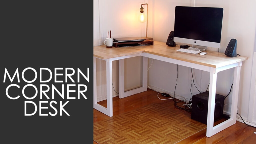 How To Make A Corner Desk On A Budget YouTube