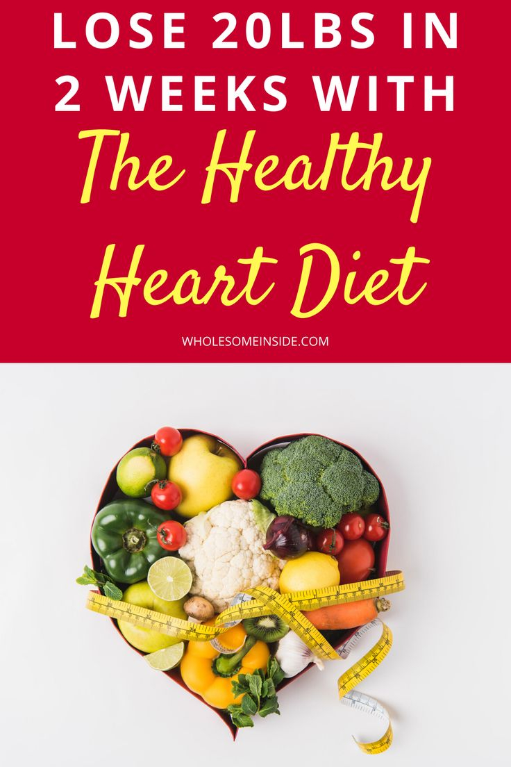 Lose 20lbs In 2 Weeks With The Heart Healthy Diet Wholesome Inside 