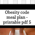 Obesity Code Meal Plan Printable Pdf 5