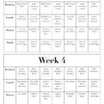 Printable 28 Day Keto Meal Plan PrintableDietPlan