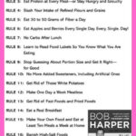 The Skinny Rules Via Bob Harper Infographic A Day