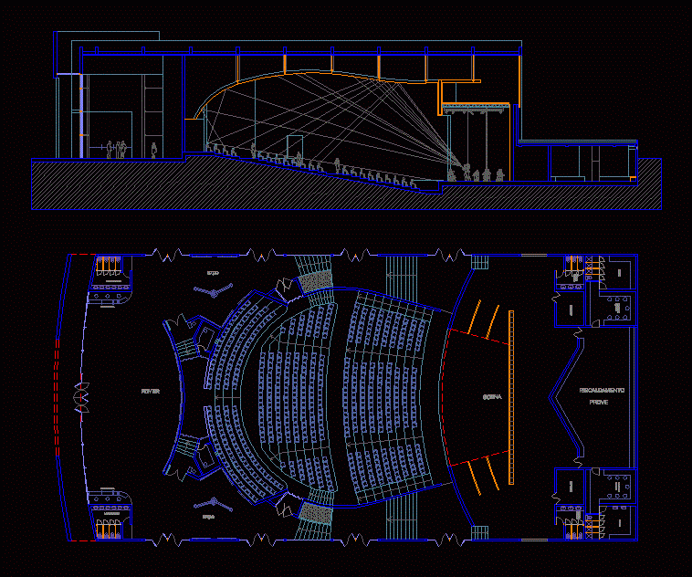 Theater DWG Full Project For AutoCAD Designs CAD