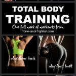 Weekly Workout Plan You Can Do At Home Tone And Tighten