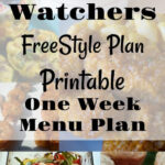 Weight Watchers FreeStyle Plan One Week Menu Plan You Brew My Tea